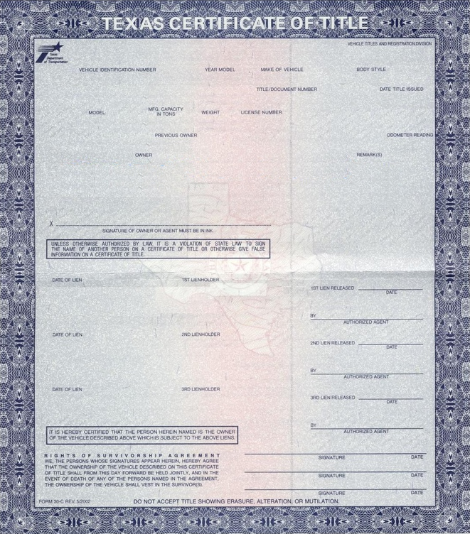 Rhode Island Auto Title